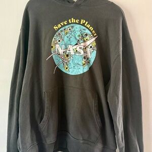 Old Navy Charcoal Graphic Hoodie
